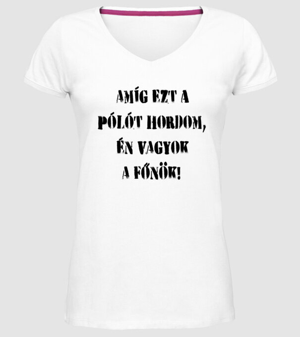  minta fehér pólón