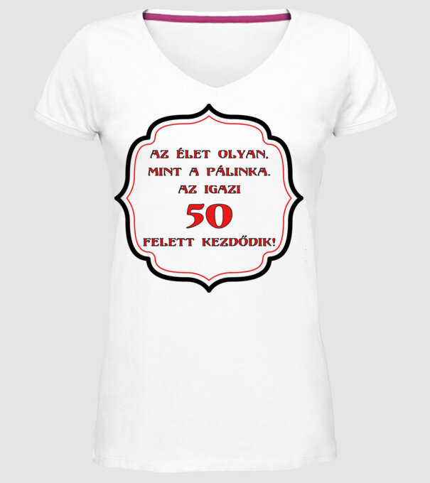  minta fehér pólón