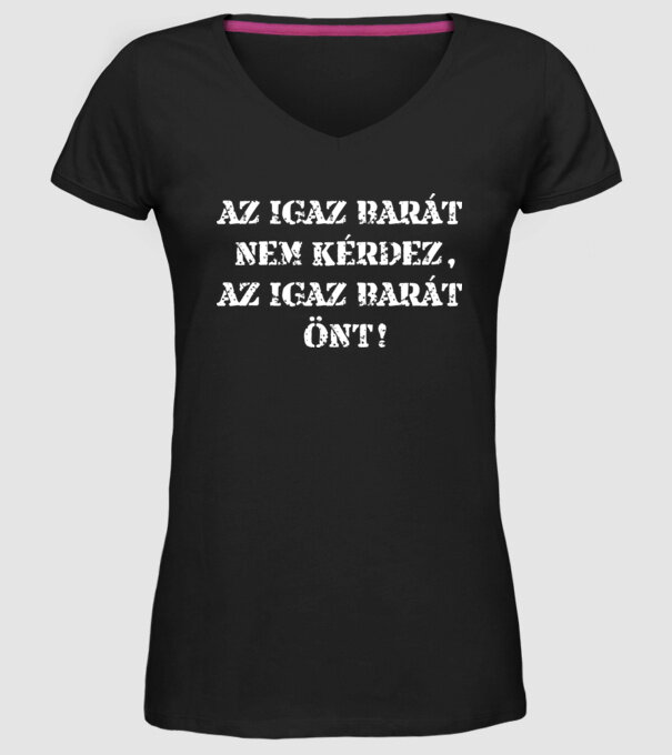  minta fekete pólón
