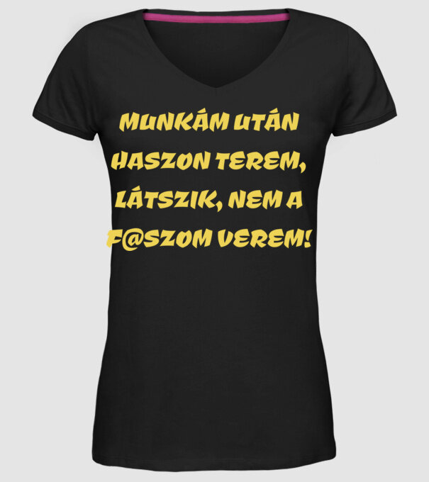  minta fekete pólón