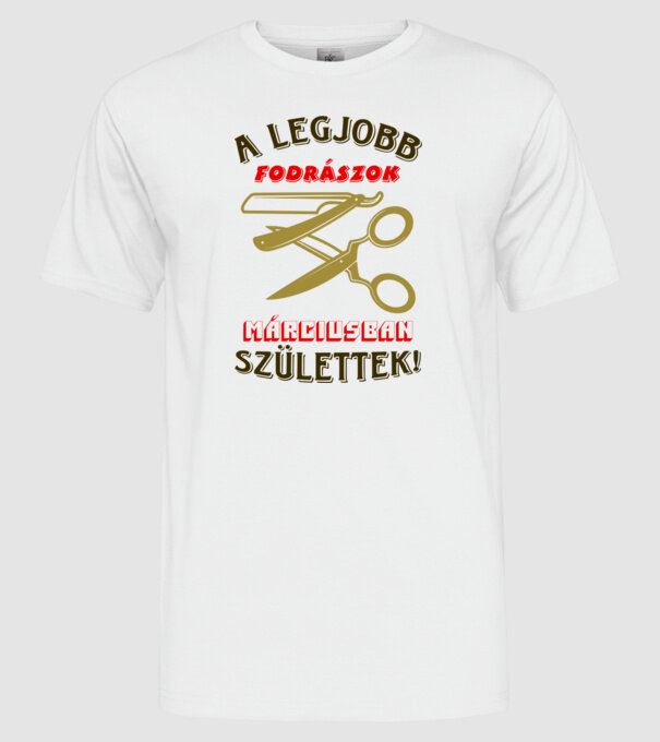  minta fehér pólón