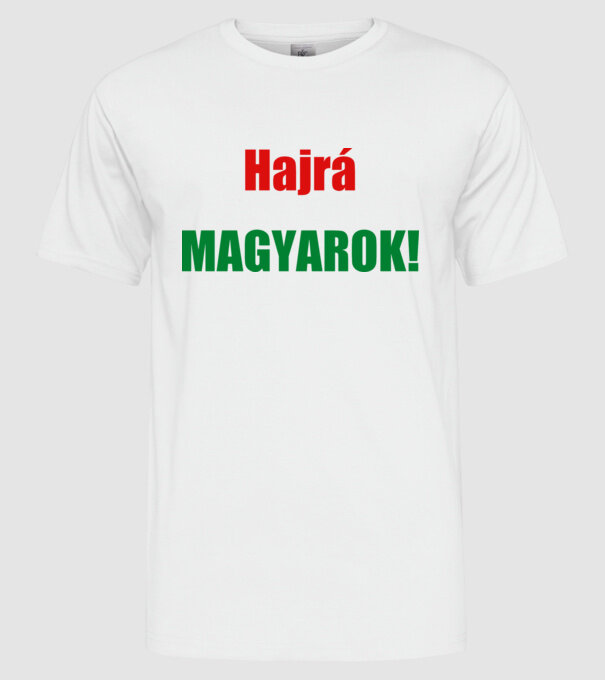  minta fehér pólón