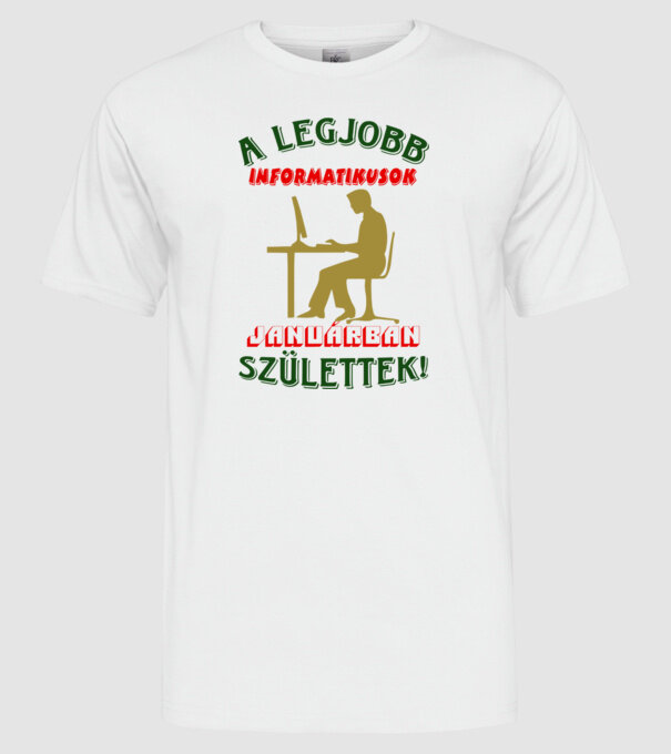  minta fehér pólón