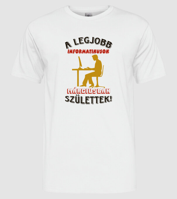  minta fehér pólón
