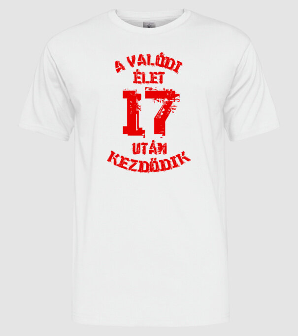  minta fehér pólón
