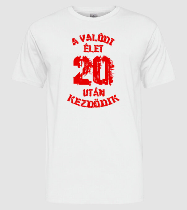  minta fehér pólón