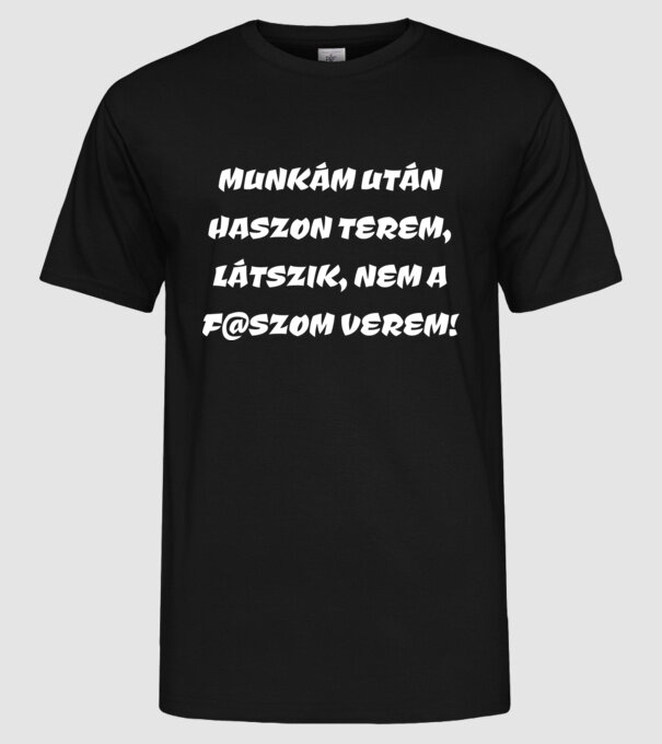  minta fekete pólón