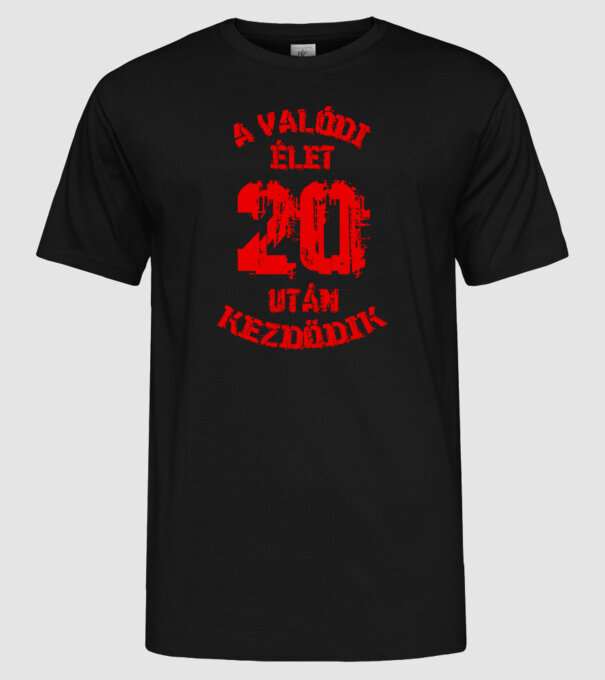  minta fekete pólón