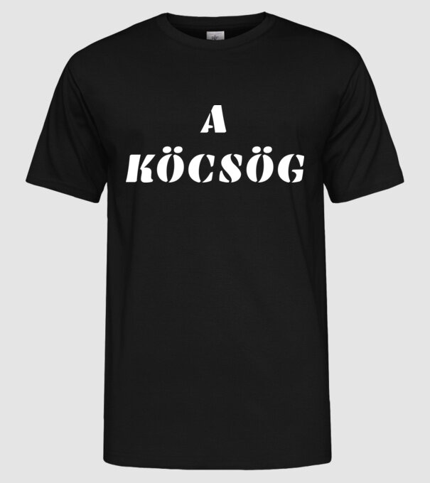  minta fekete pólón