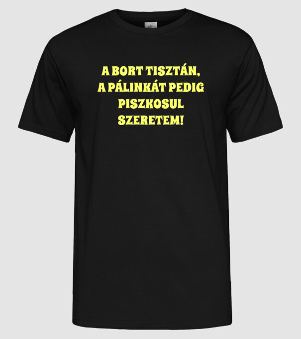  minta fekete pólón