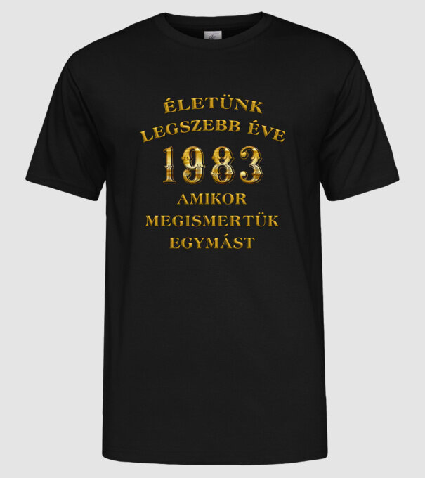  minta fekete pólón