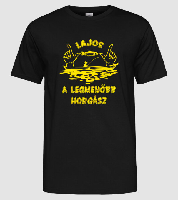  minta fekete pólón