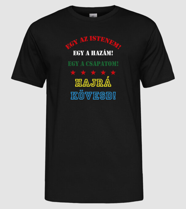  minta fekete pólón