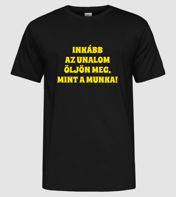  minta fekete pólón