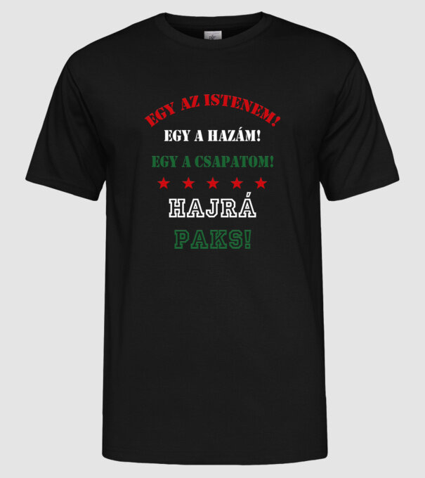  minta fekete pólón
