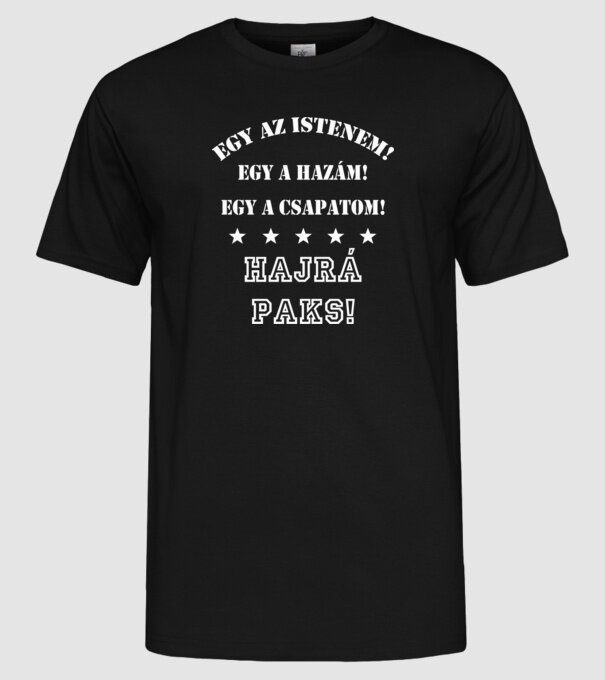  minta fekete pólón