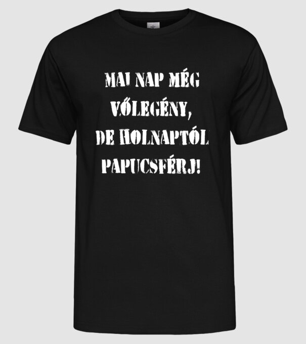  minta fekete pólón