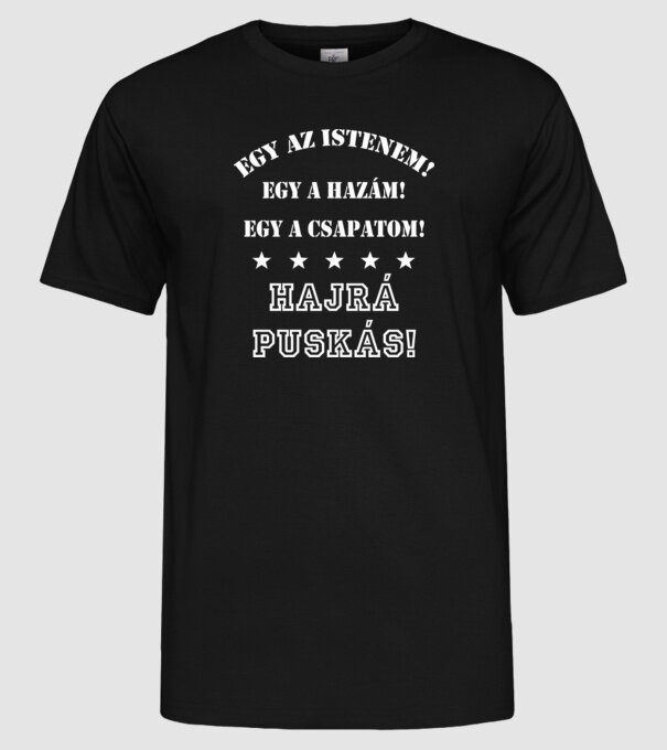  minta fekete pólón