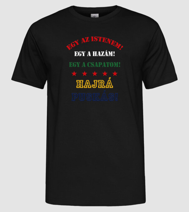  minta fekete pólón