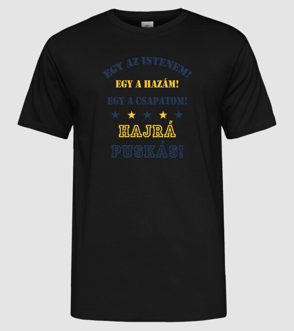  minta fekete pólón