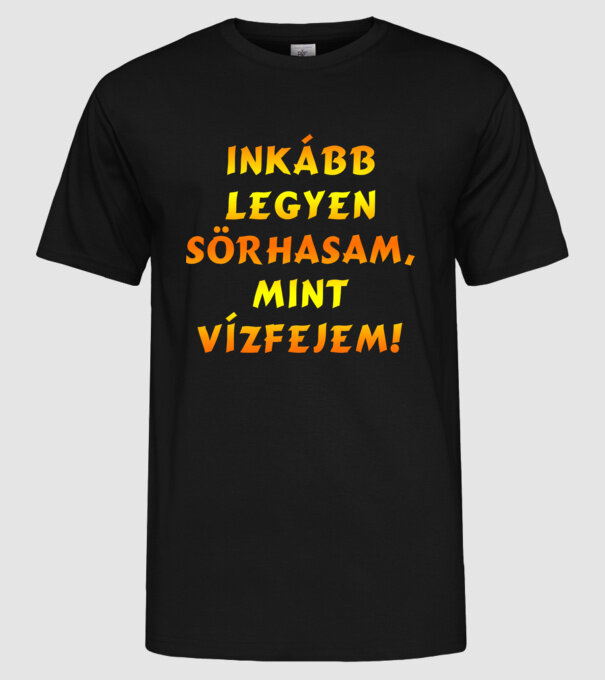  minta fekete pólón