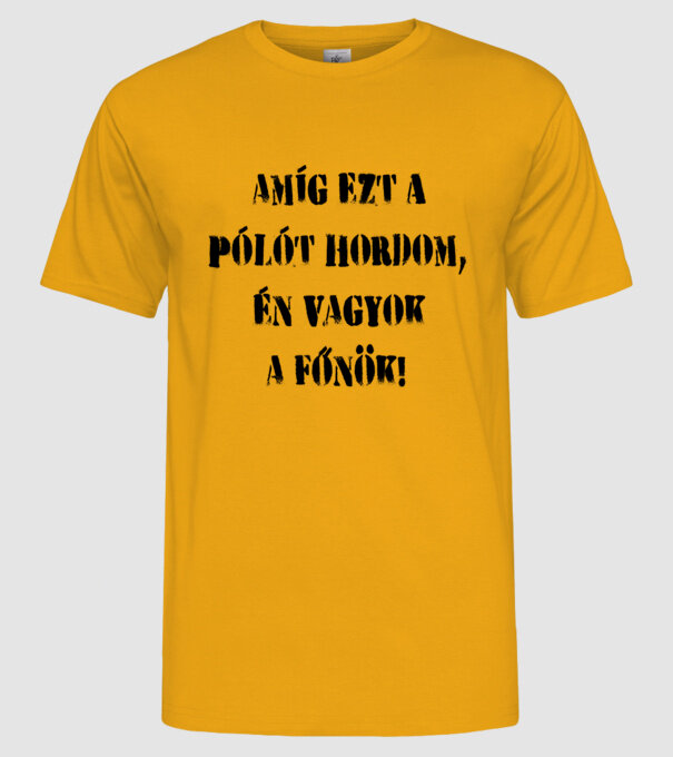  minta sárga pólón