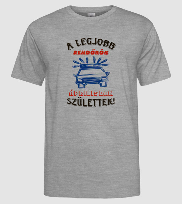  minta szürke pólón