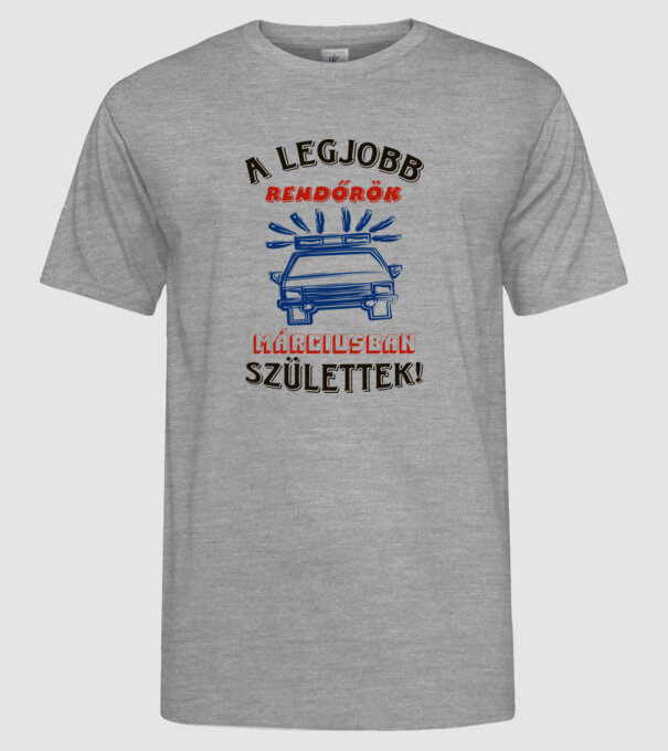  minta szürke pólón