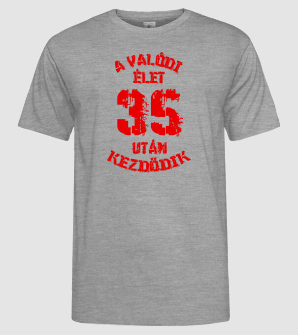  minta szürke pólón