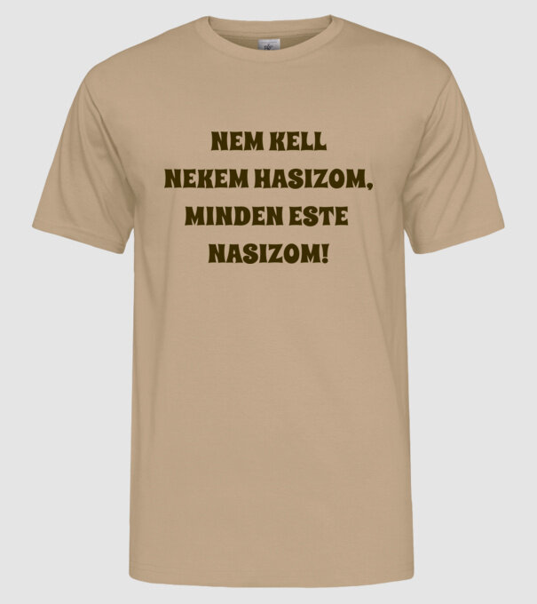  minta homokszín pólón