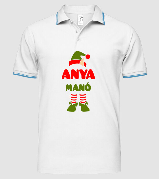  minta fehér pólón