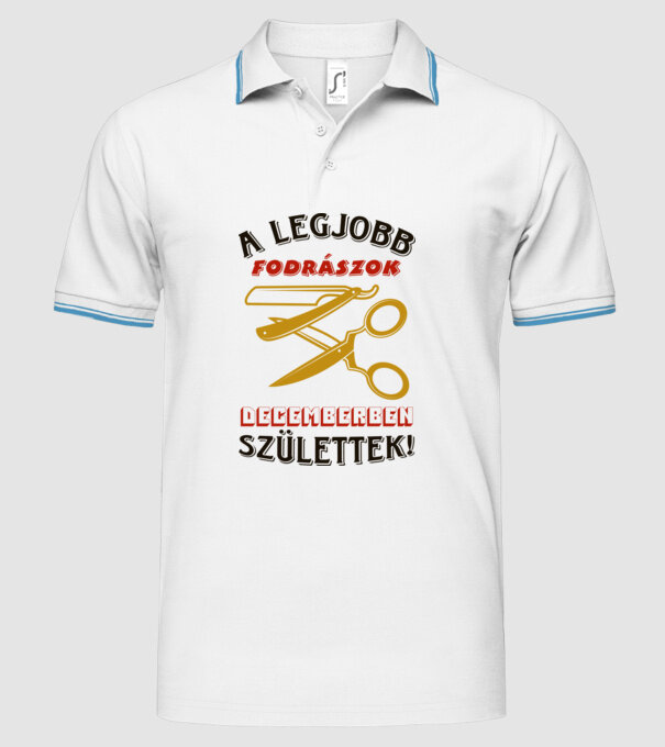  minta fehér pólón