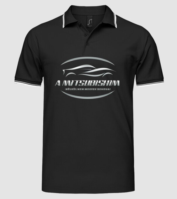  minta fekete pólón