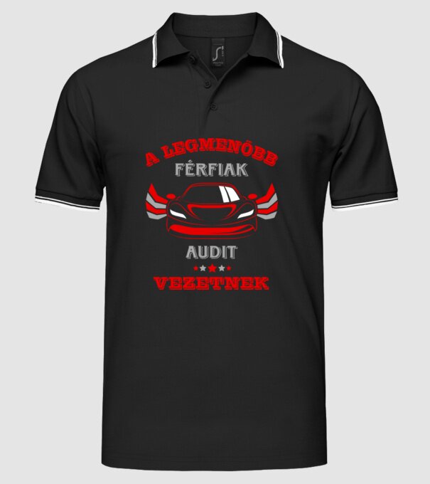  minta fekete pólón