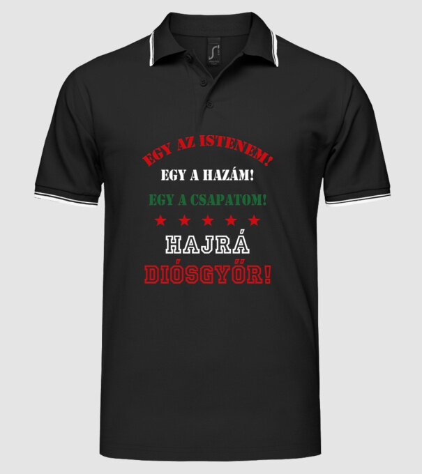  minta fekete pólón