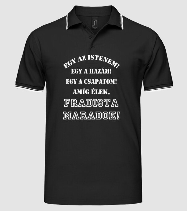  minta fekete pólón