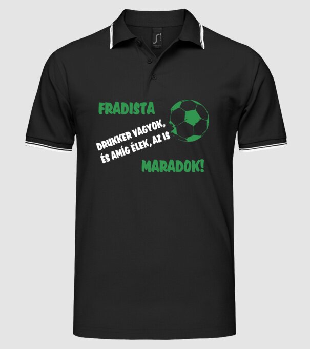  minta fekete pólón