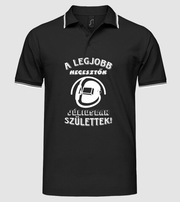  minta fekete pólón