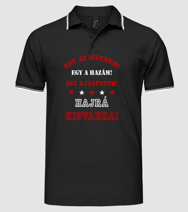 minta fekete pólón
