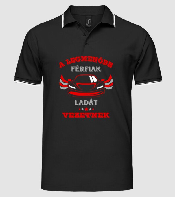  minta fekete pólón