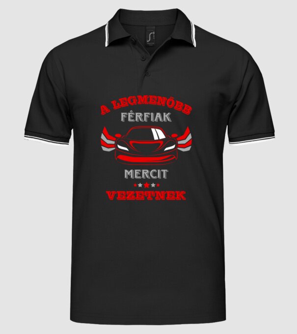  minta fekete pólón