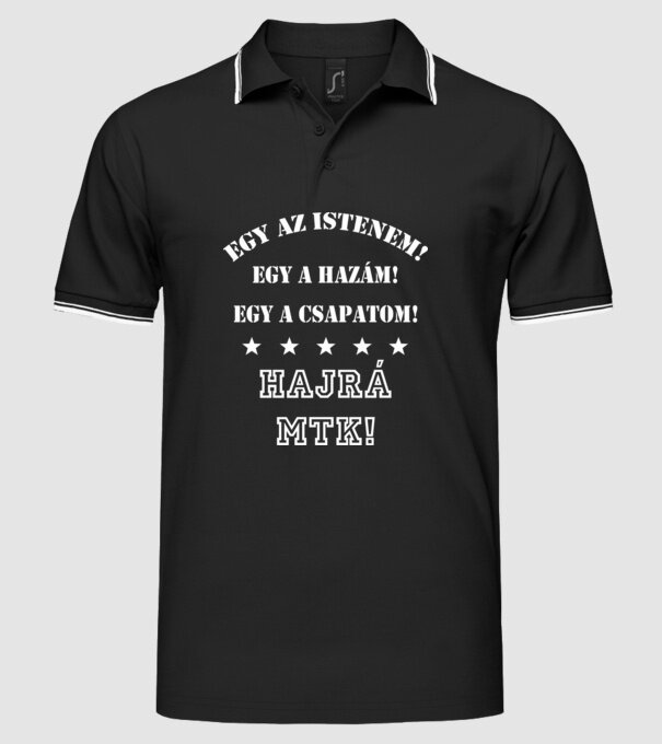  minta fekete pólón