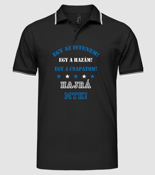  minta fekete pólón