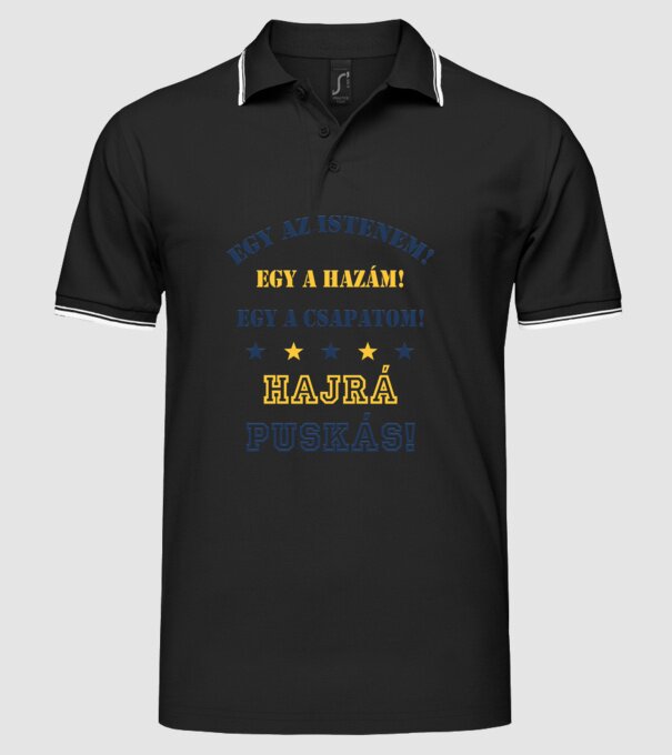  minta fekete pólón
