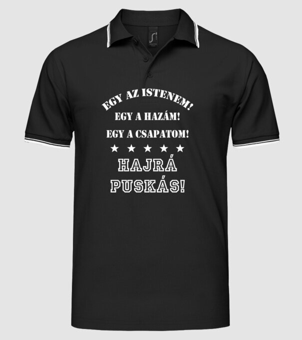  minta fekete pólón
