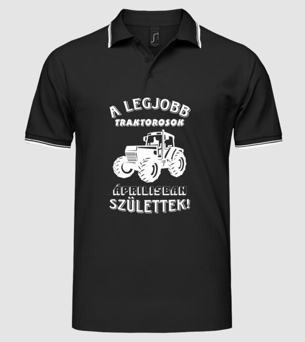  minta fekete pólón