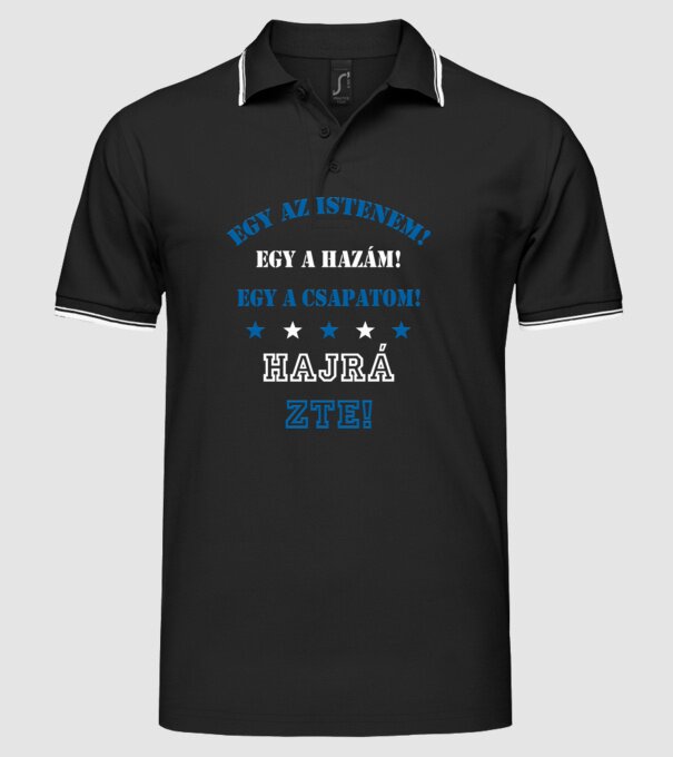  minta fekete pólón