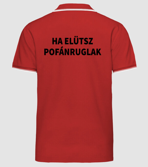  minta piros pólón