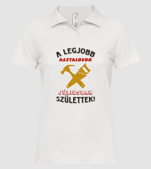  minta fehér pólón
