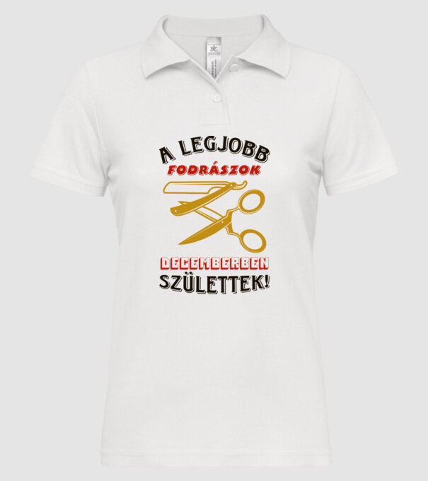 minta fehér pólón